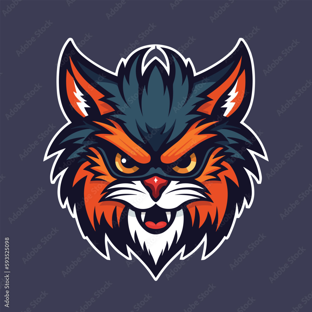 red fox head red fox head