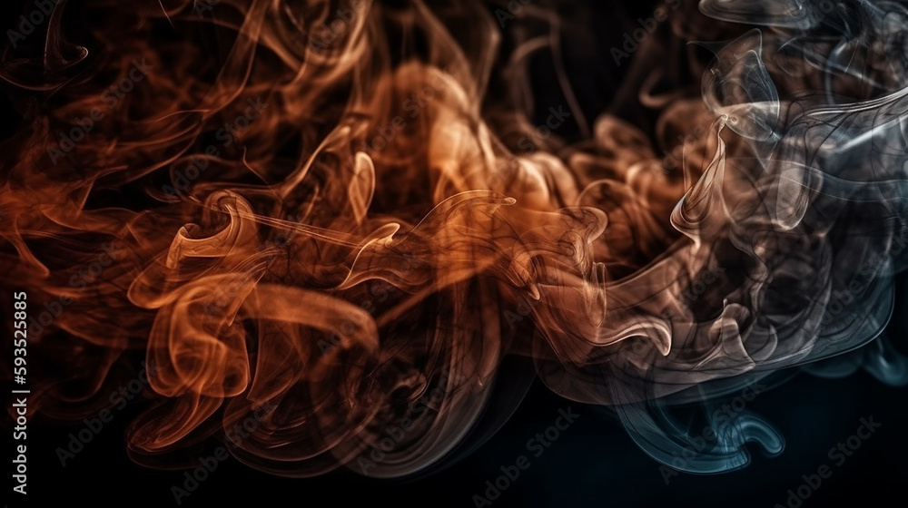 Fototapeta premium Abstract background with smoke / steam