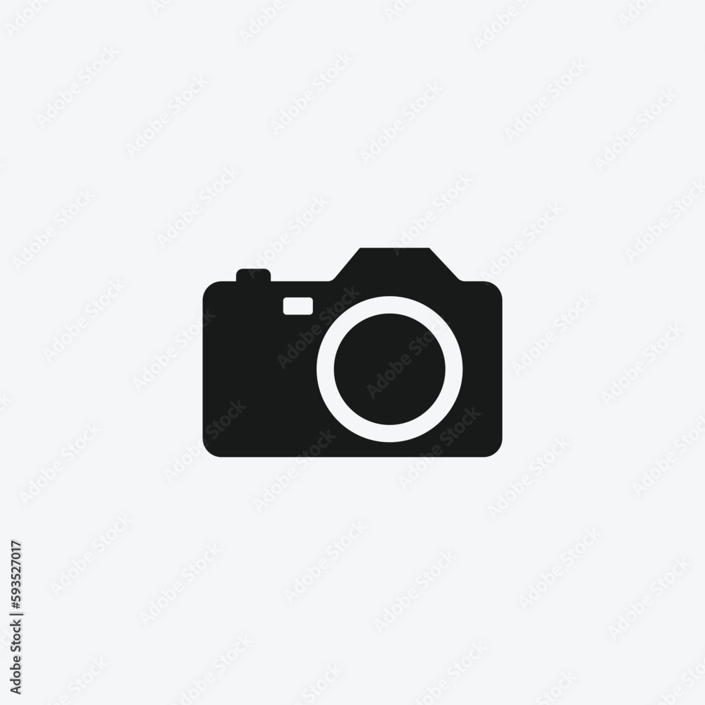 camera vector icon symbol for website and mobile app