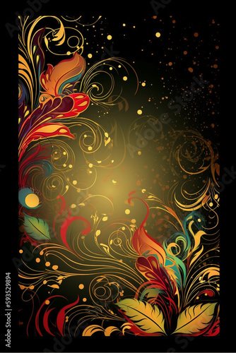 Colorful simple decoration illustration for party, birthday, baby shower, bridal shower, graduation, business event, grand opening, anniversary, holiday invitation draft and greetings card template.