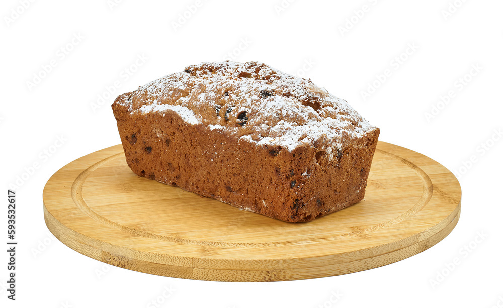 A cupcake with raisins isoalted on a white background. Muffin. A cupcake with raisins isoalted on a white background. Muffin.