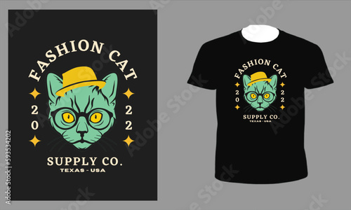 Cat Stay Focus T-shirt, Cat Tattoo Studio T-shirt, t-shirt and apparel trendy design, elegant and classic design source, vectors for T-shirts designs, graphics resource for t shirt, t shirt graphics 