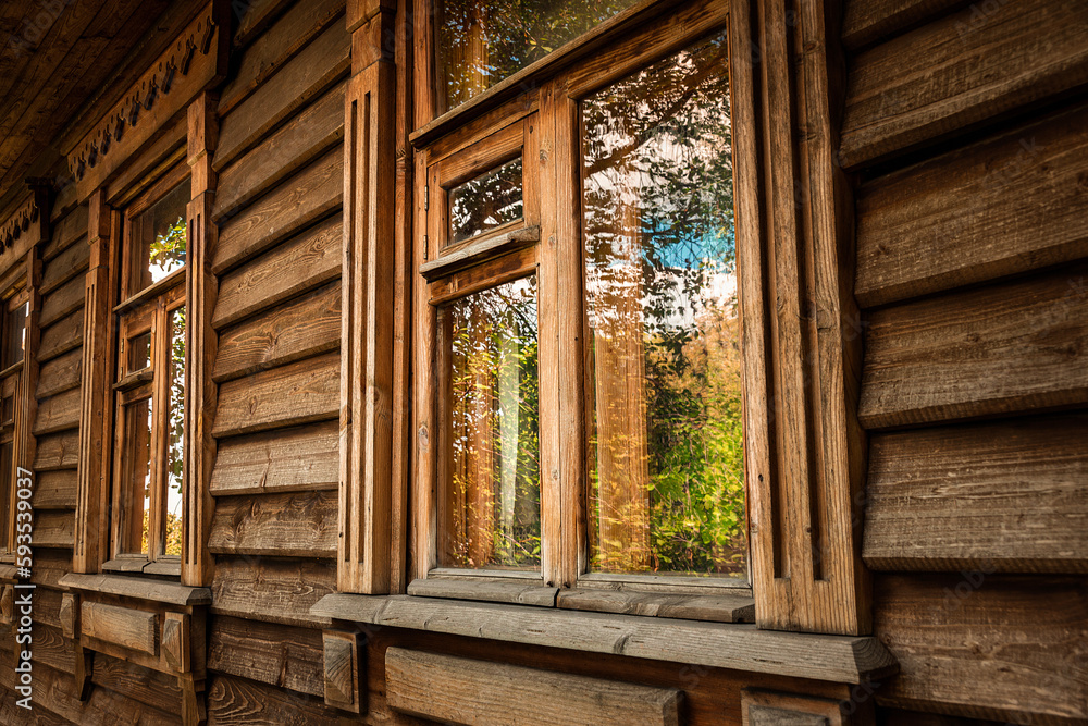 Old wooden house in the forest Old wooden house in the forest
