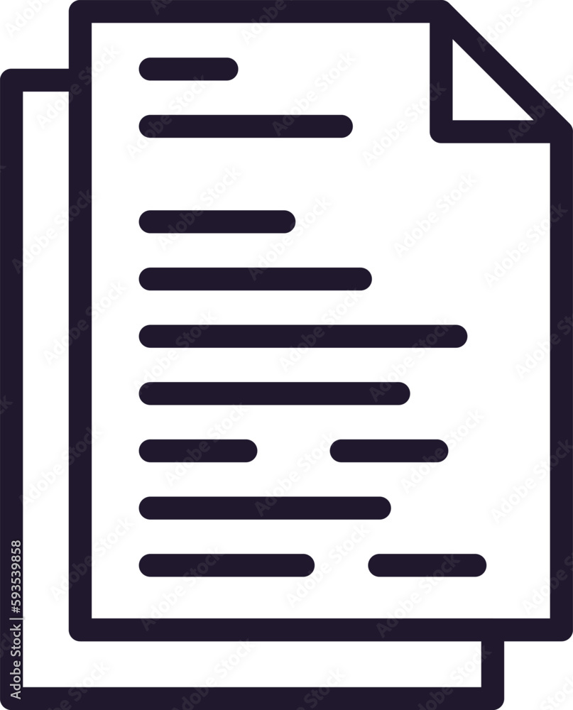 Single line icon of file on isolated white background. High quality editable stroke for mobile apps, web design, websites, online shops etc. Single line icon of file on isolated white background. High quality editable stroke for mobile apps, web design, websites, online shops etc.