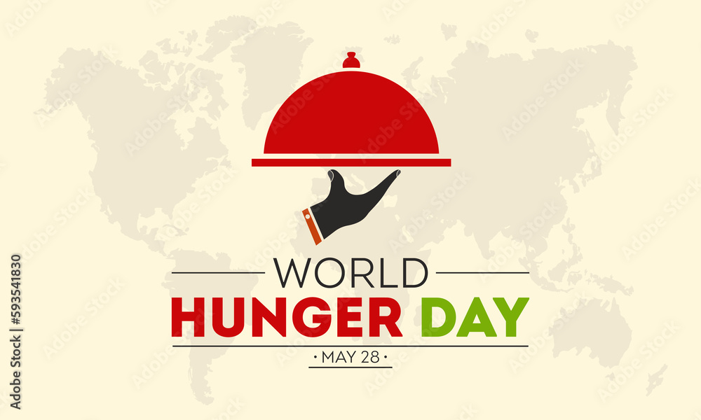 World hunger day is observed every year on 28th may. Vector illustration on the theme of World Hunger day food prevention and awareness vector concept. World hunger day is observed every year on 28th may. Vector illustration on the theme of World Hunger day food prevention and awareness vector concept.