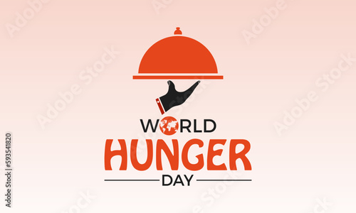 World hunger day is observed every year on 28th may. Vector illustration on the theme of World Hunger day food prevention and awareness vector concept.
