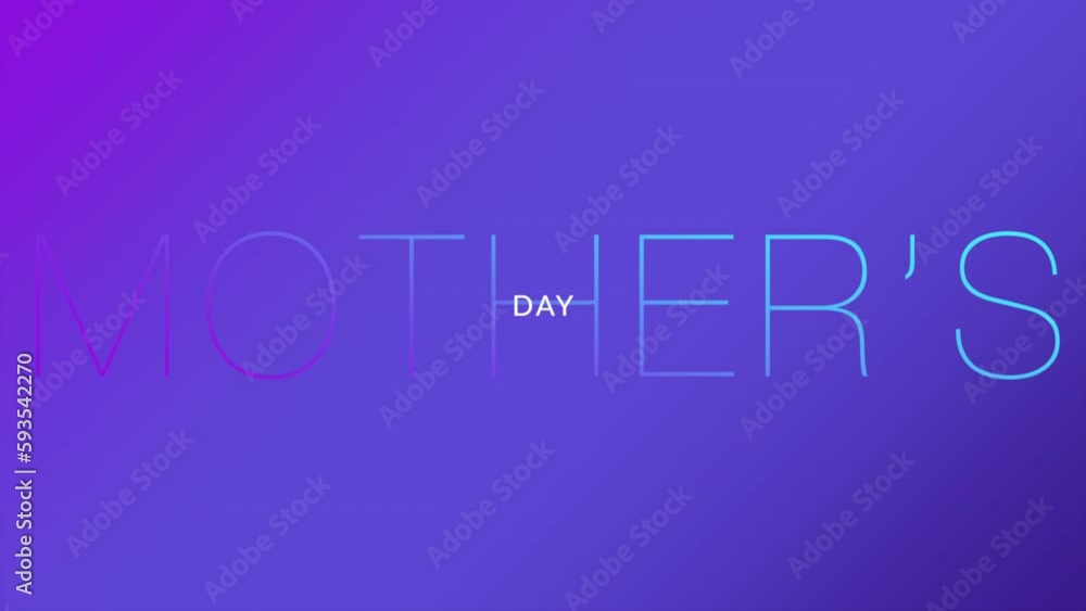 Modern Mothers Day text on fashion purple gradient, motion abstract holidays, family and promo style background Modern Mothers Day text on fashion purple gradient, motion abstract holidays, family and promo style background