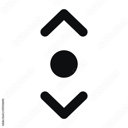 scroll caret icon
