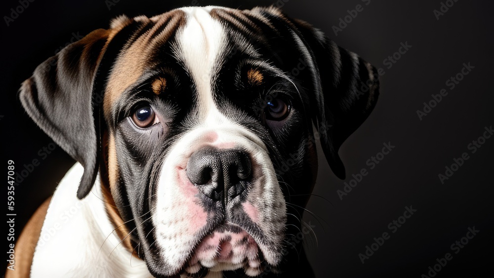 english bulldog portrait