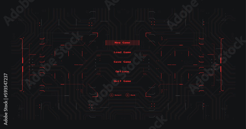 Sci-fi futuristic hud dashboard display virtual reality technology screen. GUI elements for VR, UI design. Futuristic User Interface. Statistics, data information infographic