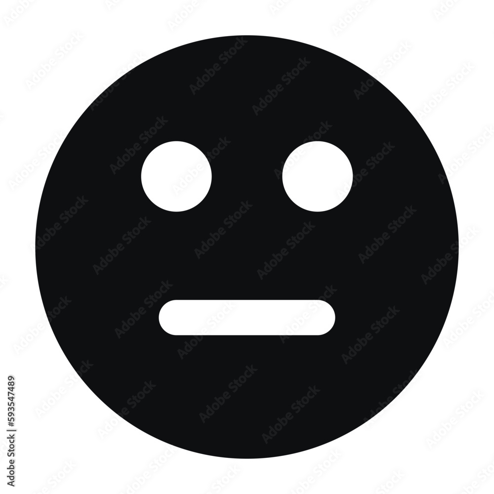 neutral face icon neutral face icon