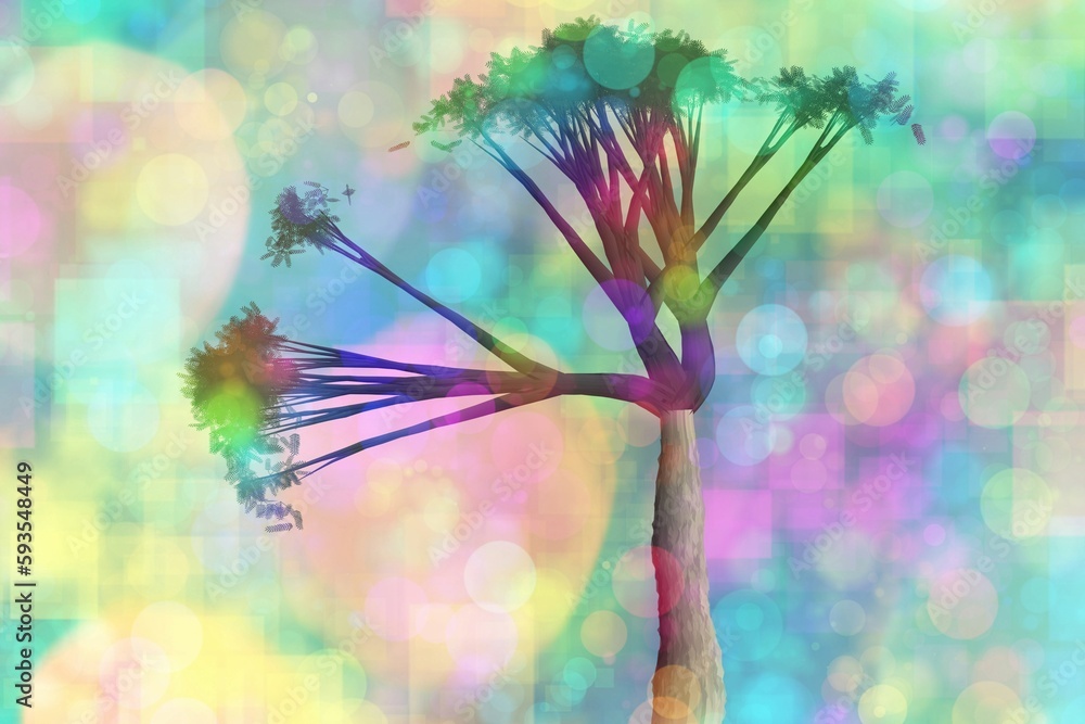 Obraz premium Bokeh- Magical lighting. Abstract background. Photography overlays- clip art