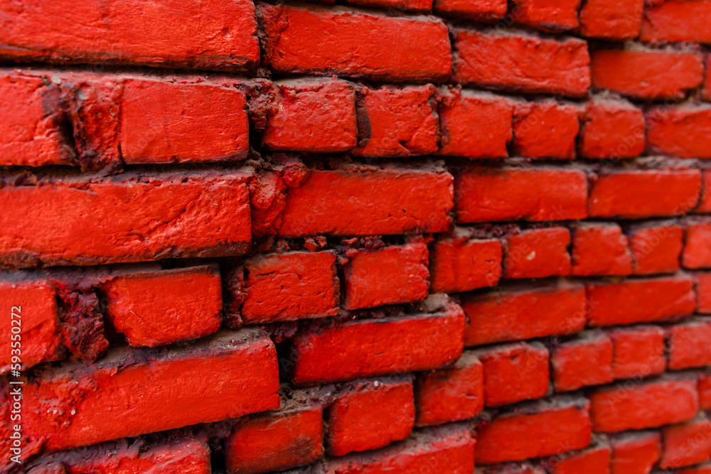Obraz premium red brick wall