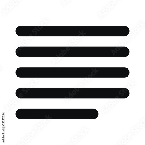 justify align left icon