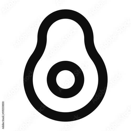 avocado icon for web ui design