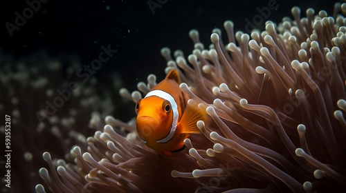Clownfish in Anemone - Generative ai © Nld