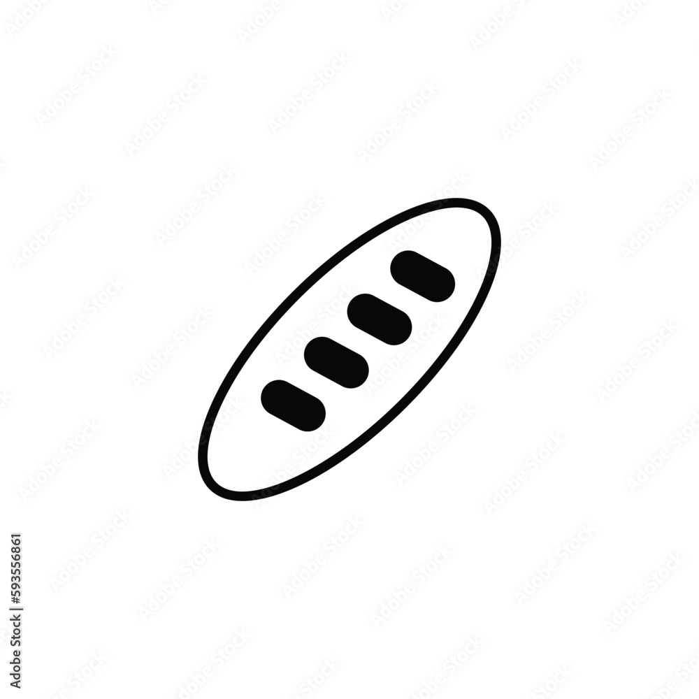 Bread icon design with white background stock illustration Bread icon design with white background stock illustration