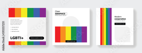 LGBTQ community templates, social media posts, lesbian, gay, bisexual and queer, coloured gradient background, vector, sex orientation, gender identity