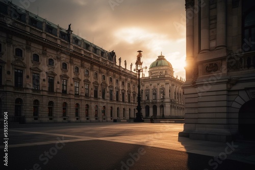 Alte Hofburg, Wien, Österreich. Generative AI