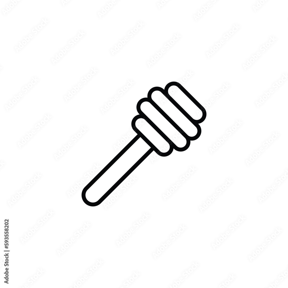 Honey icon design with white background stock illustration Honey icon design with white background stock illustration