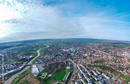 Reghin city - Romania seen from above © sebi_2569
