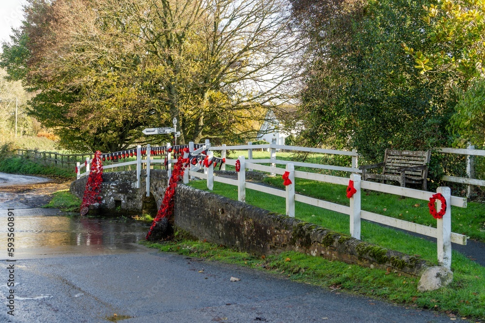 The Ford crossing the River Tarrant between Tarrant Monkton and Tarrant Launceston in Dorset, UK The Ford crossing the River Tarrant between Tarrant Monkton and Tarrant Launceston in Dorset, UK