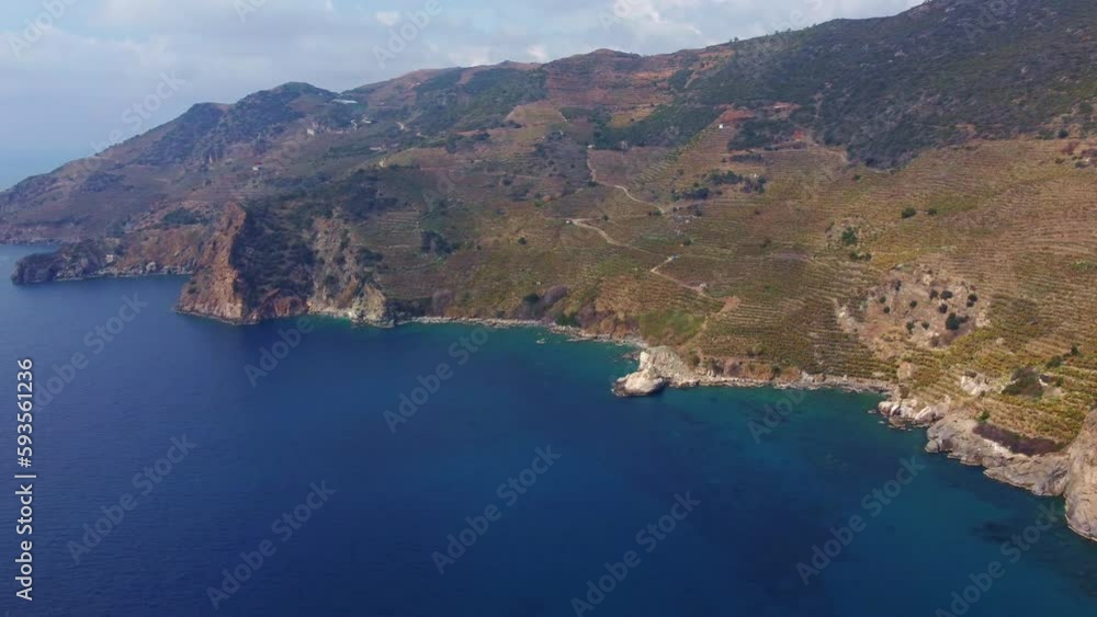Aerial view of the sea coast and landscape in southern Turkey. Aerial view of the sea coast and landscape in southern Turkey.