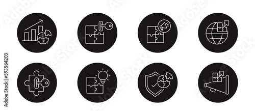 Affordable Solution Icon Illustrations for Your Brand. Problem-solving process icon.Solution icon. Fixing icon. Pixel Perfect Vector Editable Stroke.