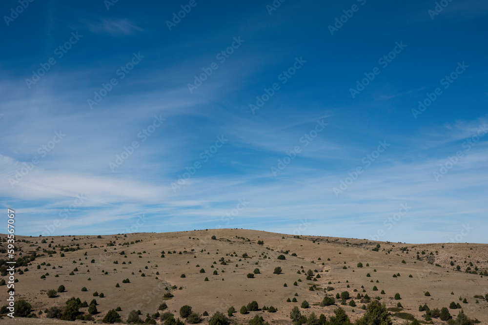 Landscape in Javalambre mountains Teruel Spain