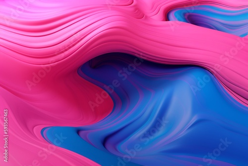 background colorful modern vibrant dynamic red wave curve abstract banner. Generative AI.