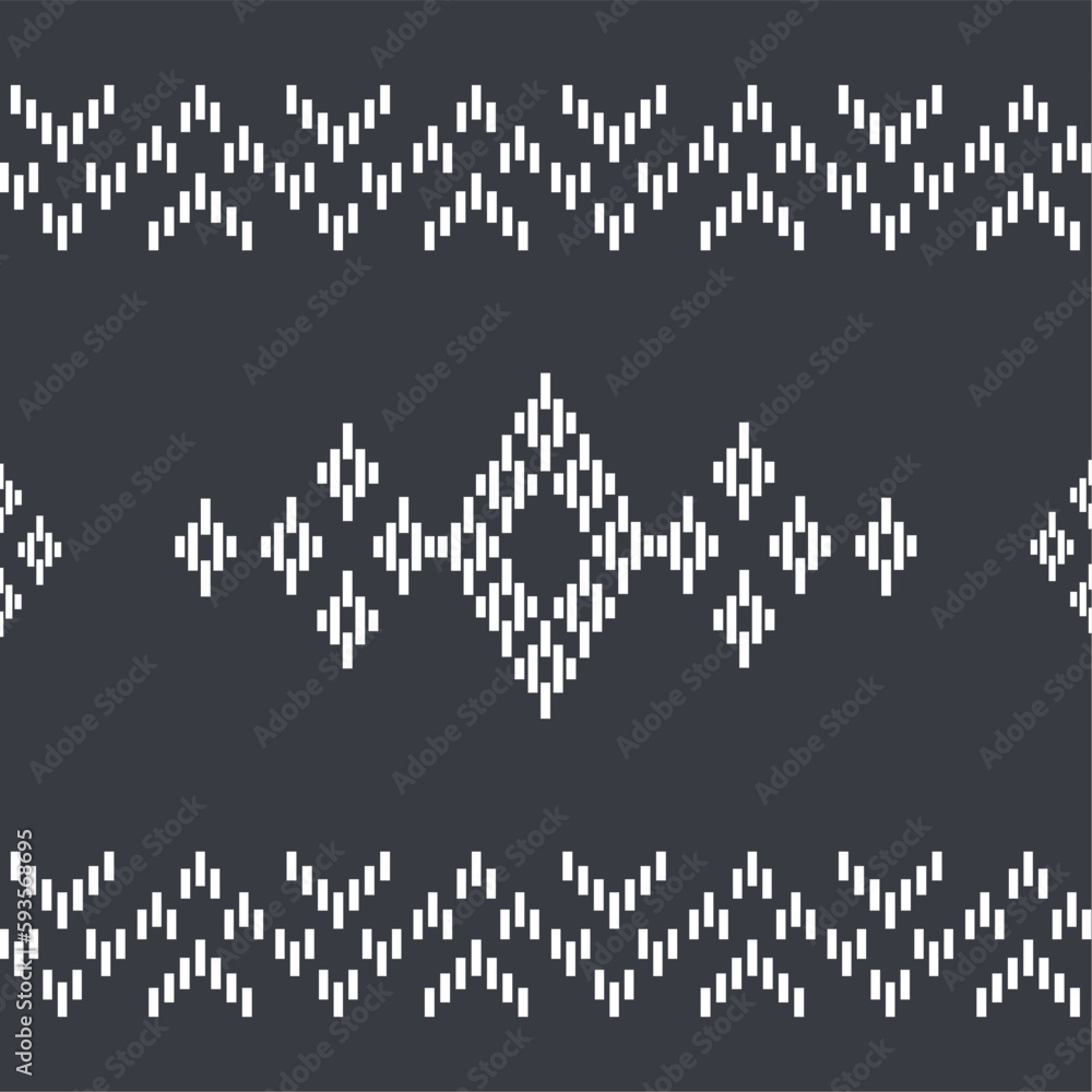 Thai silk fabric vector pattern.