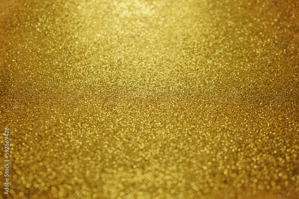 gold abstract sparkle glitter background with golden backdrop texture. 