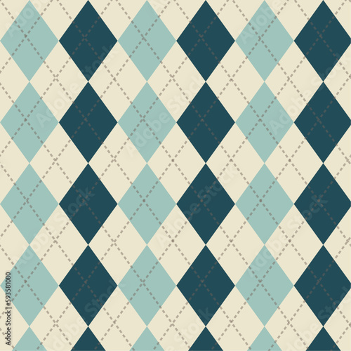 diamond argyle seamless pattern. Fabric texture background. fathers day, new year , octoberfest , christmas background