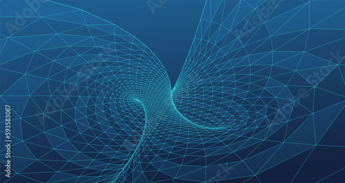 Blue light streak, fiber optic, speed line, futuristic background for 5g or 6g technology wireless data transmission, high-speed internet in abstract. internet network concept. vector design.