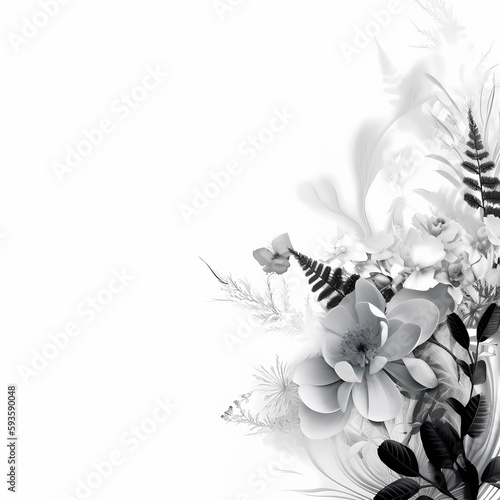 Simple white background