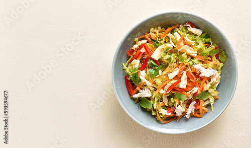 Thai style chicken salad