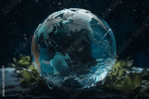 aqua earth. Generative AI