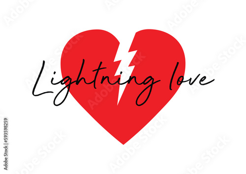 Lightning strikes love fiercely fast