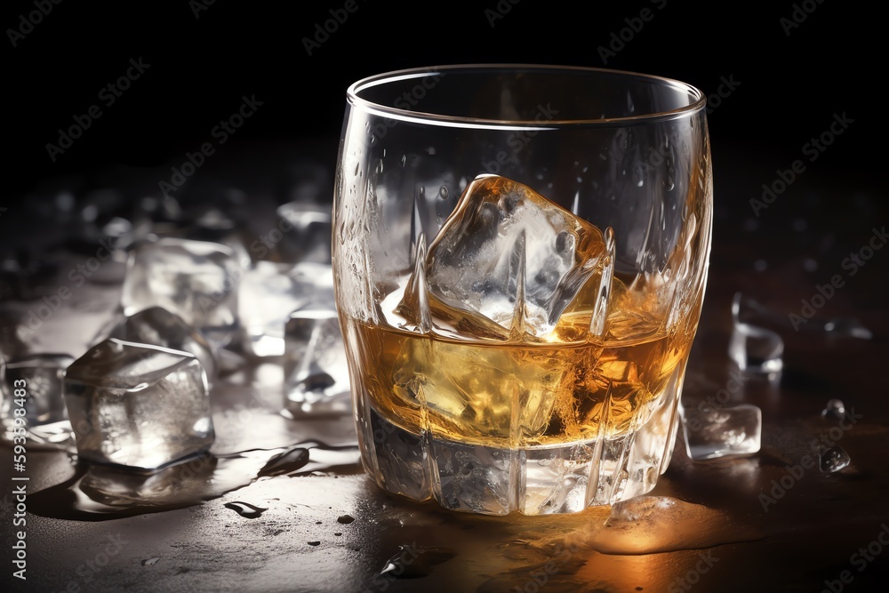 Whisky on ice. Generative AI