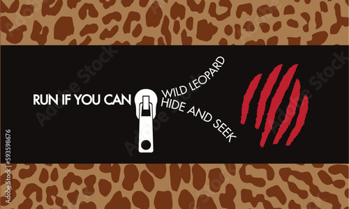 Run if you can survive leopard background