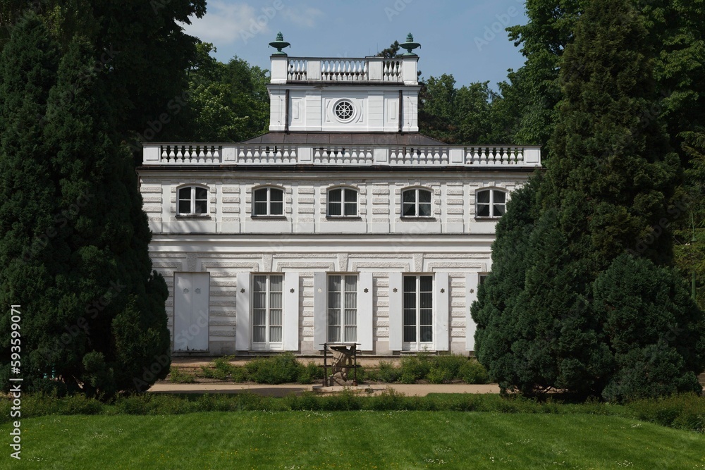 Palace on the Isle in Lazienki park, Warsaw, Poland