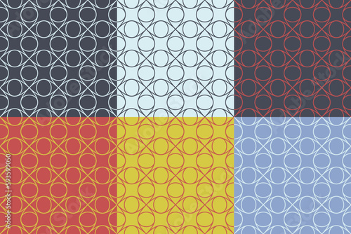 modern abstract geometric line seamless pattern © MOCreative