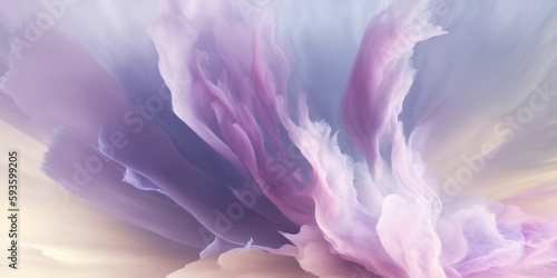 Soft Floral Petals Abstract Background - Generative AI © Emily