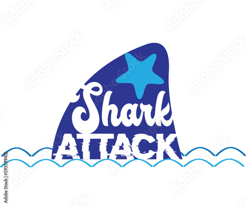 A dark blue shark fin