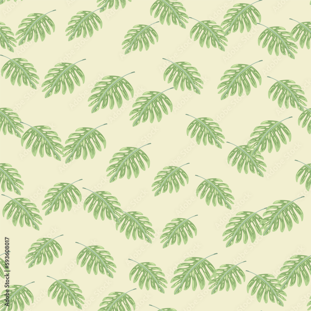 Abstract exotic plant seamless pattern. Botanical leaf wallpaper. Tropical pattern, palm leaves floral background. Abstract exotic plant seamless pattern. Botanical leaf wallpaper. Tropical pattern, palm leaves floral background.