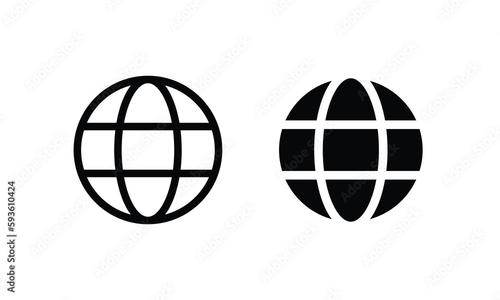 Globe, World, Go to web Website icons set Communication, WWW, World wide, support, social media, contact us, internet icon symbol sign vector collection Editable stroke isolated in white Globe, World, Go to web Website icons set Communication, WWW, World wide, support, social media, contact us, internet icon symbol sign vector collection Editable stroke isolated in white