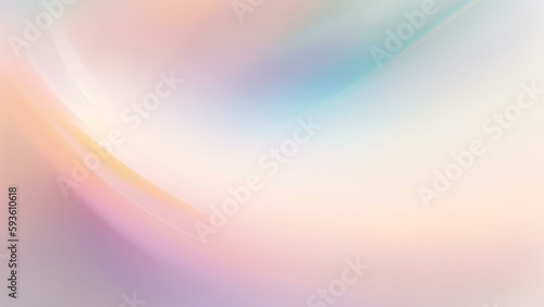 Soft pastel colors abstract art, texture of sketched lines floating in feathered empty colorful background, concept for design, generative ai