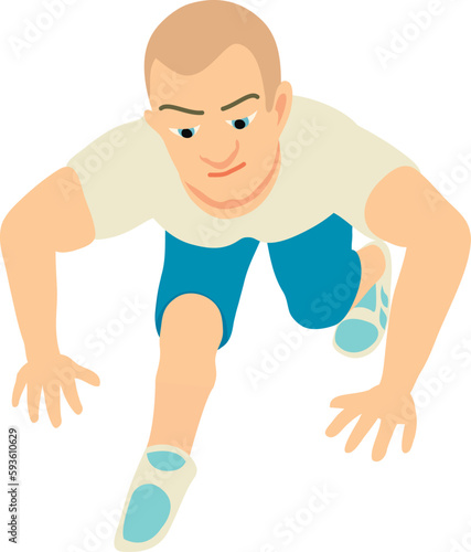 Wrestler athlete icon isometric vector. Athlete in sportswear during competition. Sport concept, competition photo