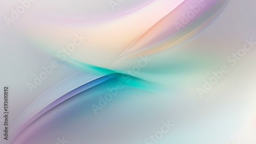 Soft pastel colors abstract art, texture of sketched lines floating in feathered empty colorful background, concept for design, generative ai