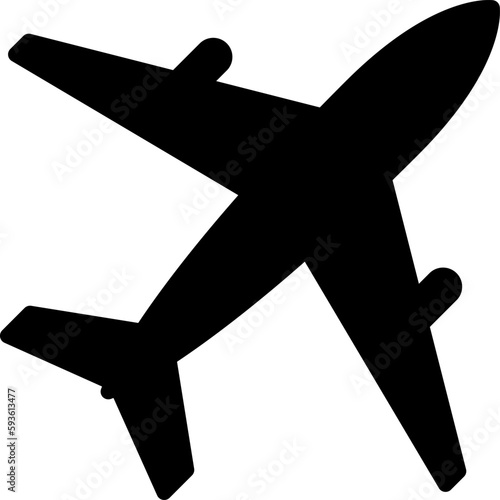 icon of an airplane vector